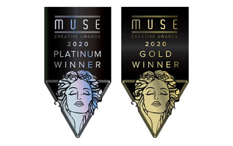 Platinum and Gold MUSE Creative Awards for Cultural and Animated Video